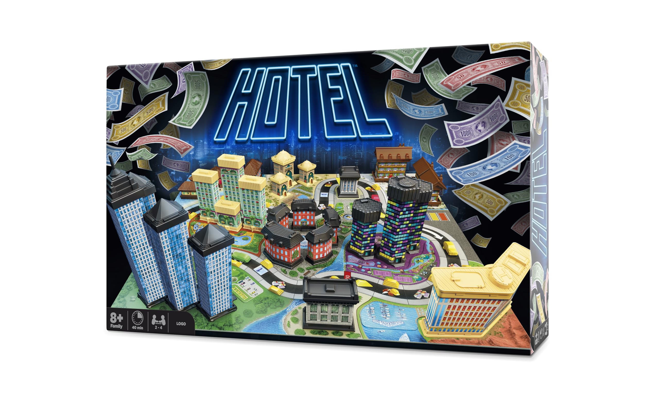 Jeu De Société Hotel MB - 4 Boîtes, Incomplet, Occasion