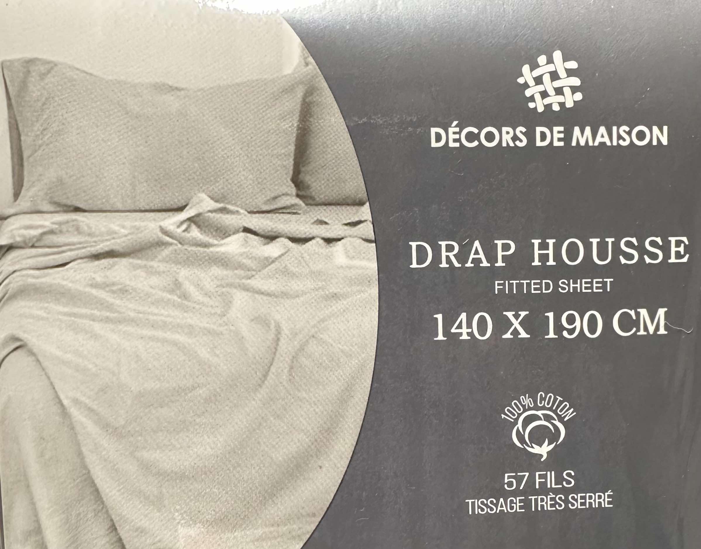 Lot de 9 Draps Housse 140x190cm Polycoton 57 Fils Bonnet 20-25 cm pour Matelas jusqu'à 20 cm Qui Allie Bien-être et raffinement. Couleur aléatoire, Quantité au Choix (9)