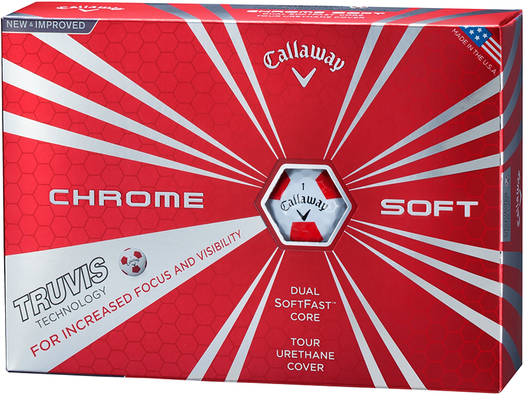 Amazon.com : Callaway Golf Chrome Soft Truvis Golf Balls