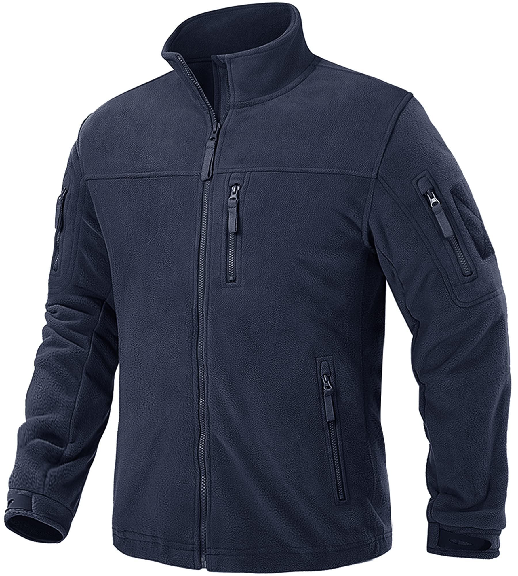 TACVASEN Chaqueta de Hombre Chaquetas Tácticas de Invierno Chaqueta de Trabajo a Prueba de Viento Chaqueta Polar con Bolsillos