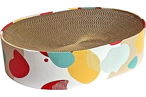 Oval Cat Scratcher Lounge Bed: Supreme Comfort for Your Feline Friend