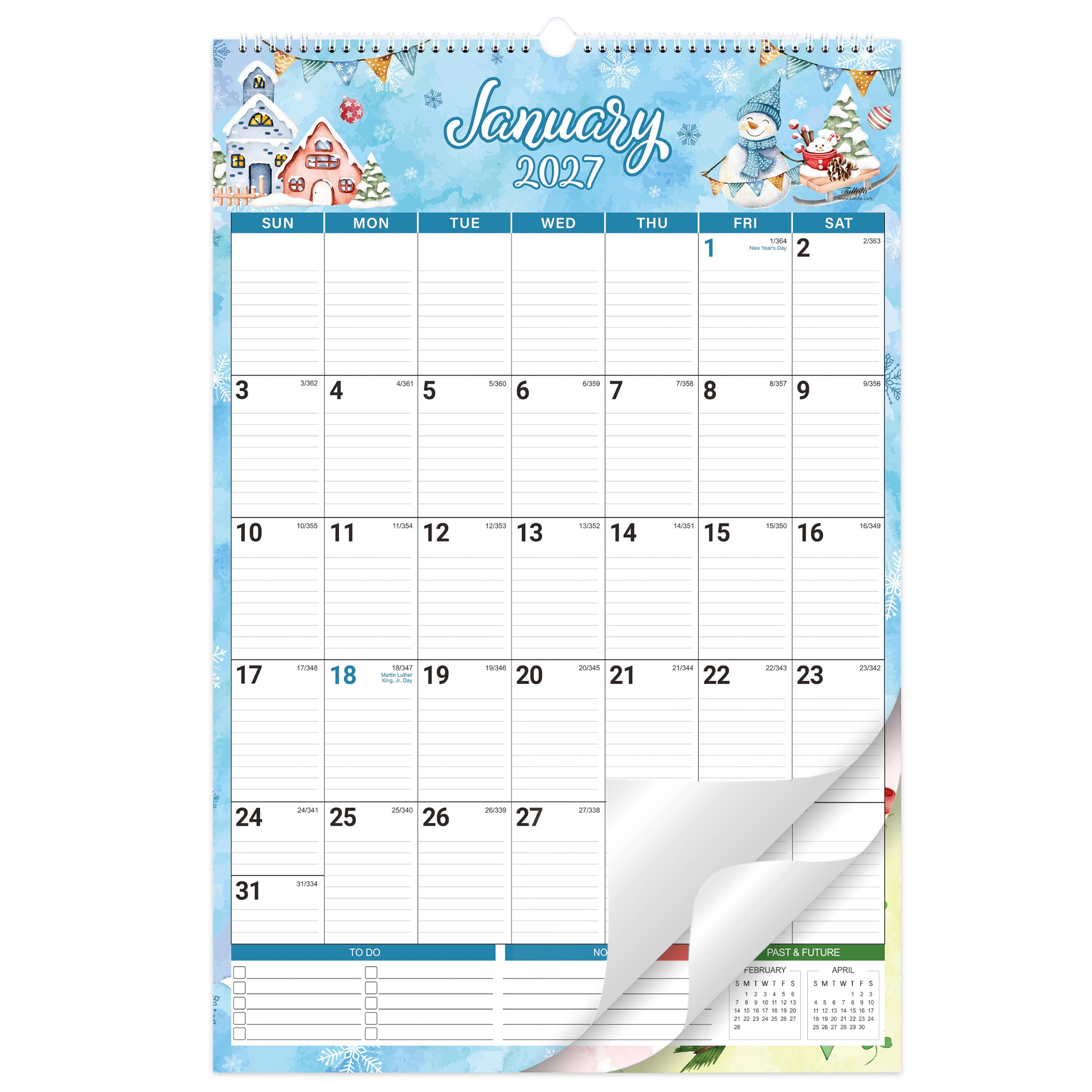 Kalender 2026 - Kalender 2026 Wand, Januar - Dezember 2026, 12 Monate