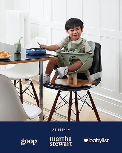 Miniatura 5 de Lalo El Asiento Elevador para Bebés y Niños Pequeños, Asiento Elevador para Niños, Fácil de Limpiar con Arnés de Seguridad de Cinco Puntos y Asiento