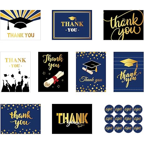 Zonon [2024] Graduation Thank You Cards