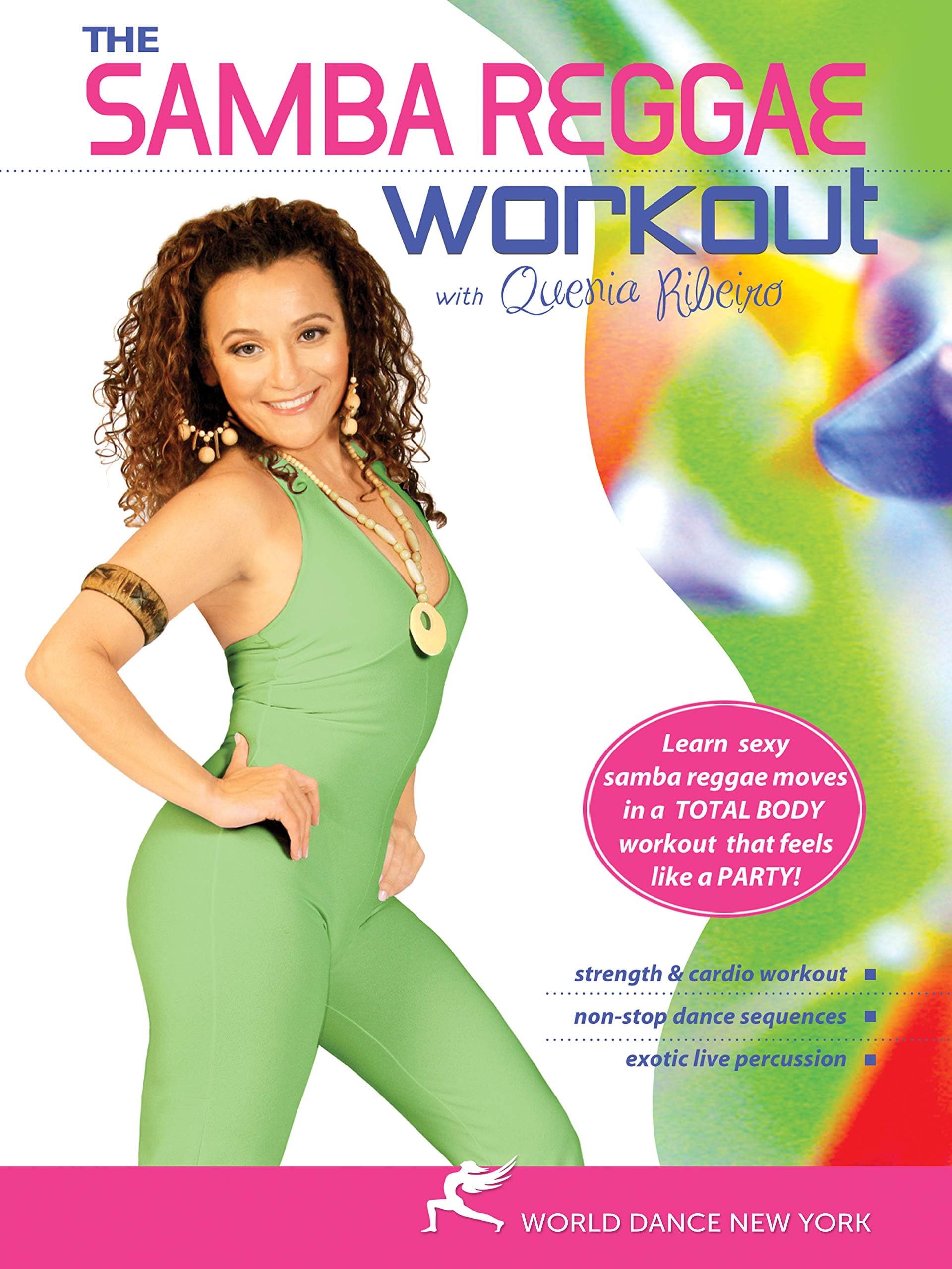 The Samba Reggae Workout, with Quenia Ribeiro: Samba dance fitness classes, Samba dance instruction, Dance fitness cardio workout