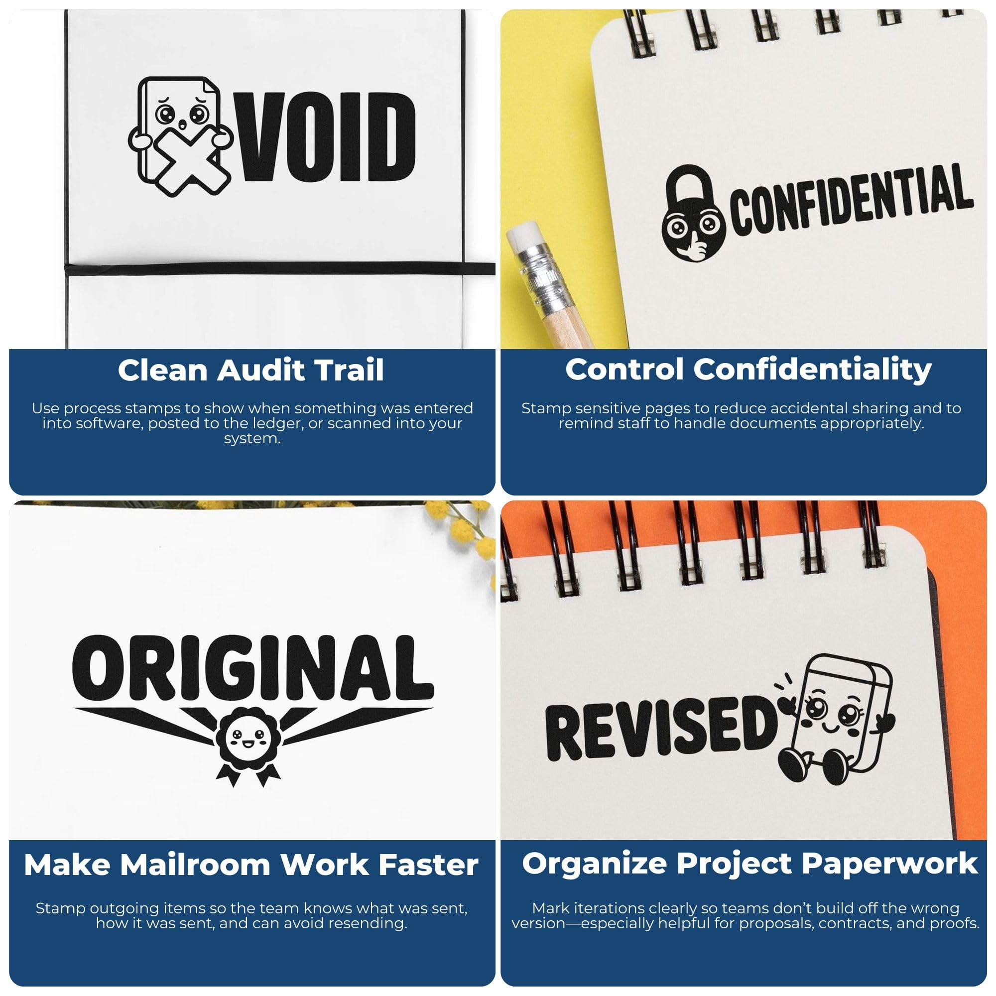 Mini Kawaii Self-Inking Stamp, Scanned Office Tool for Packages, Package Address Stamp Etsy Sellers, Small Online Shop Owners, Handmade Order Shipping, Quick Return Label Marker