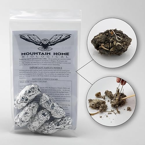 Miniatura 2 de Jumbo Owl Pellets, Pack of 5, with Bone Sorting Sheet, Inc.