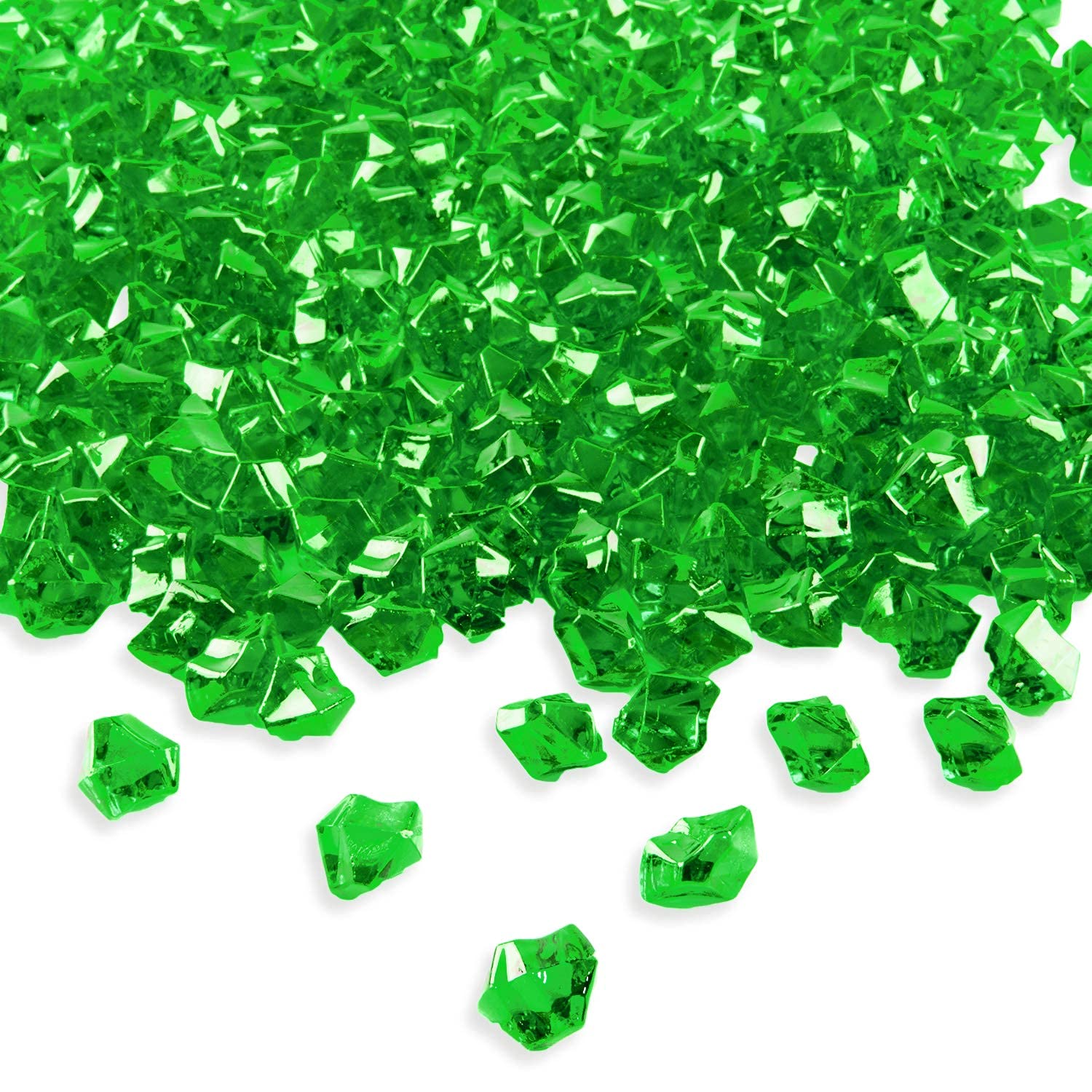 Promote Trader Pack of 100 Gram Acrylic Diamonds Faux Crystals for Home Decor Succulent Plant Stones Decorative Stones for Aquarium Fish Tank Landscaping Vase Fillers(Green) (B096S8VM6S) Amazon Price History, Amazon Price Tracker