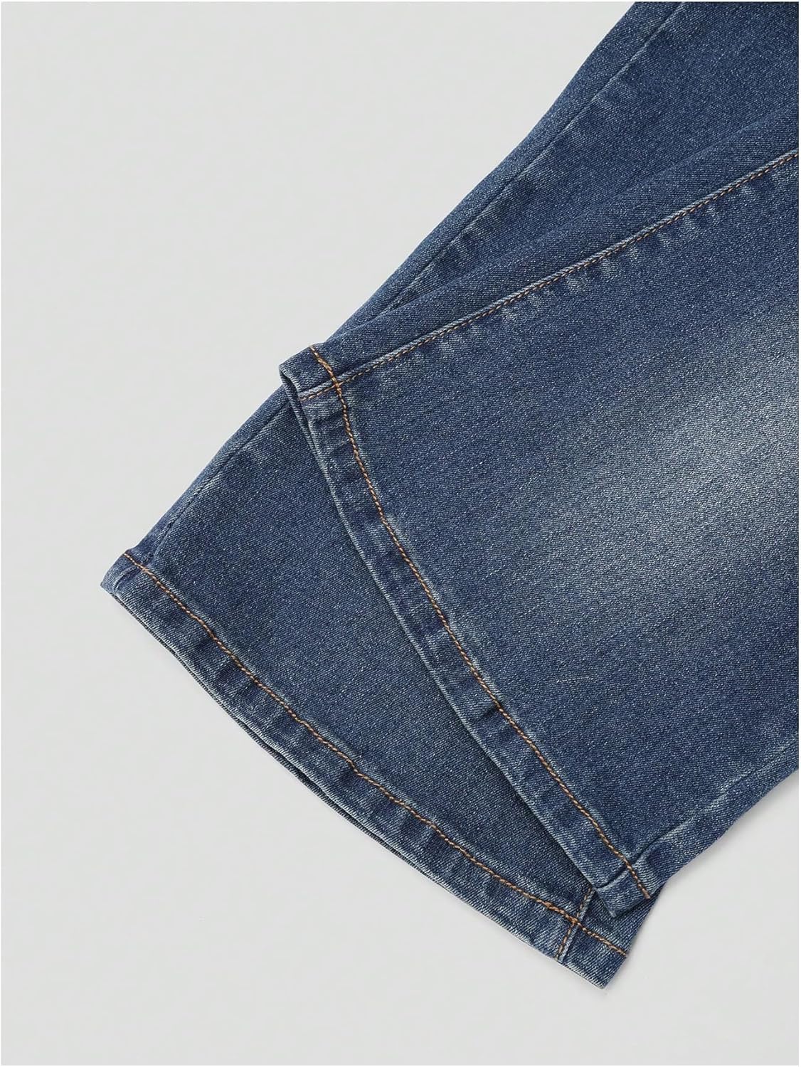 GORGLITTER Girl's Flare Jeans High Waisted Bell Bottom Denim Pants with Pockets