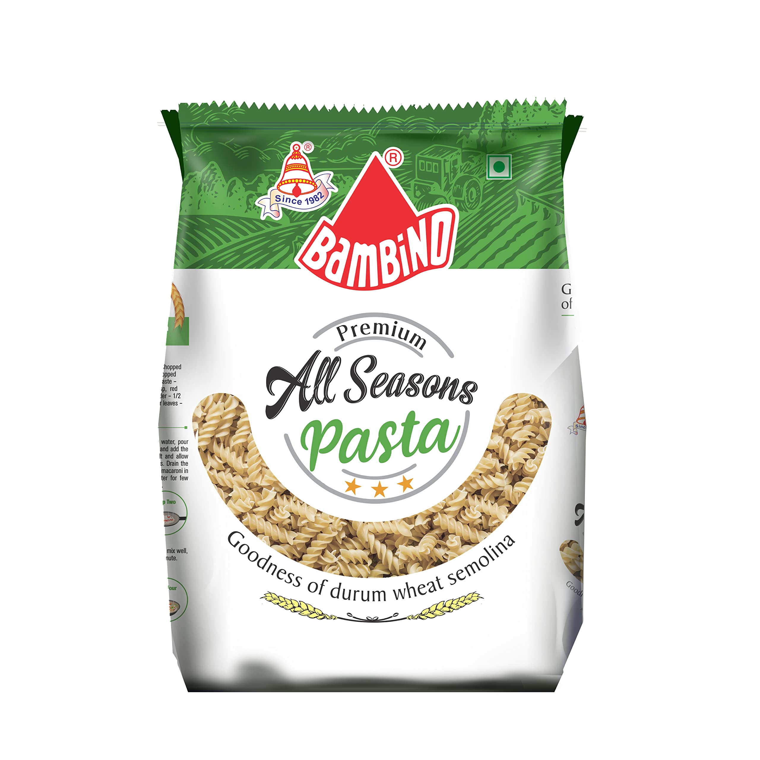 Bambino Premium All Seasons Fusilli Pasta 400g