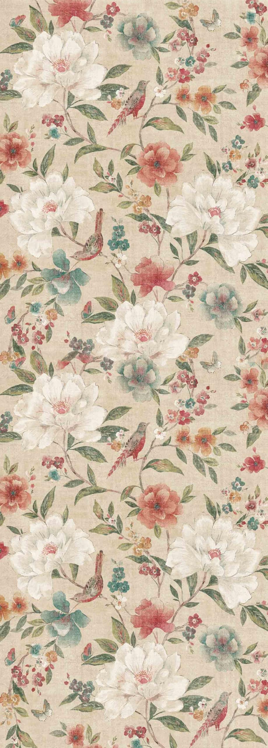 Think Rugs Catherine Lansfield Pipa Floral Rug