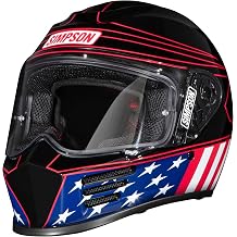 Simpson Speed Bandit Motorcycle Helmet - Adult Medium - Americana Classic