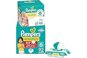 Pampers Swaddlers 360 Pull-On Diapers, Size 6, 92 Count
