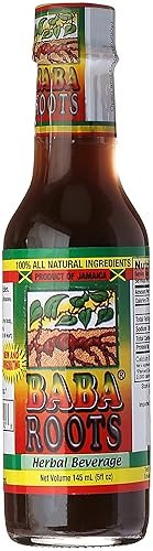 Baba Roots Herbal Energy Drink 5 Fl Oz. 100% All Natural Ingredients