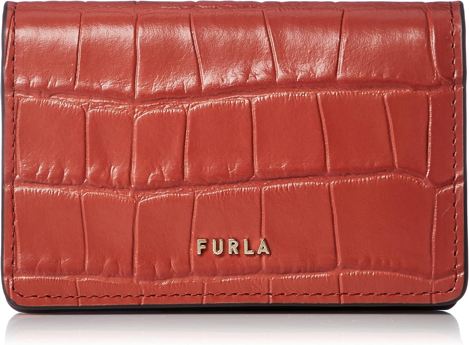 Furla(フルラ) Women's Card Case, Chili Oil (1007-0015S)
