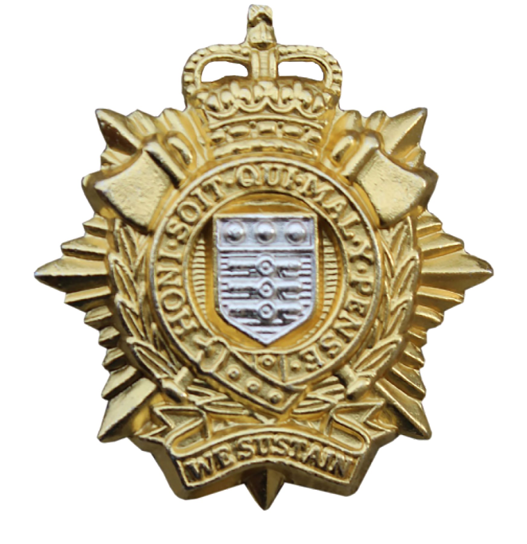 Firmin for CL Distribution Royal Logistic Corps (RLC) Issue Cap/Beret Badge