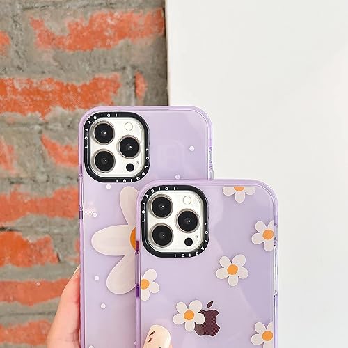 Miniatura 5 de Funda para iPhone 14 Pro Max para mujer, diseño estético con estampado de margaritas y hamomila, patrón Kawaii femenino para niñas y adolescentes,