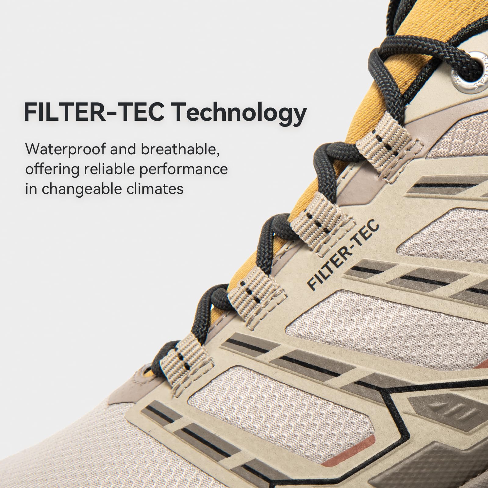 KAILAS Herren Expedition-4 FLT Wasserdicht Leicht Trail Running Atmungsaktiv Langlebig Wanderschuhe Anti-Rutsch Outdoor Bergsteigen Schuh