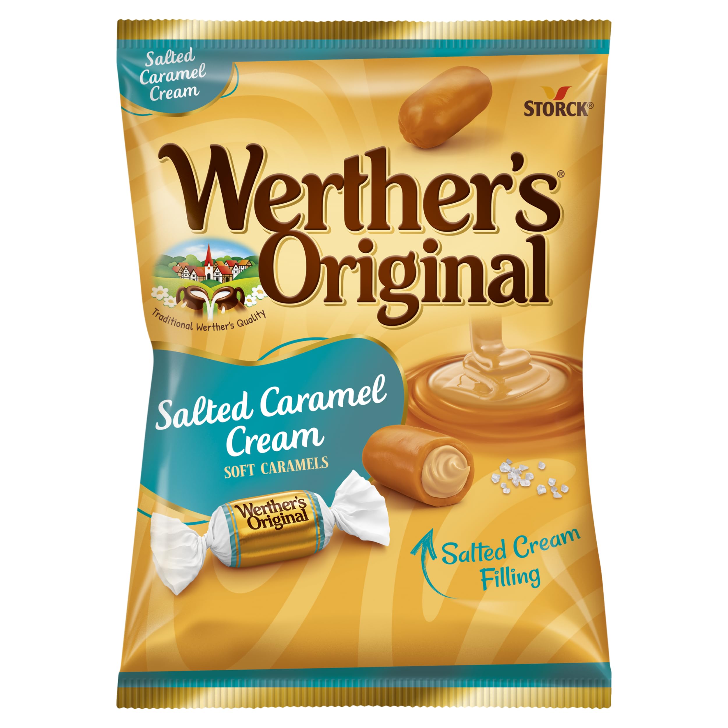 Werther’s Original Salted Caramel Cream Soft Caramels 125g