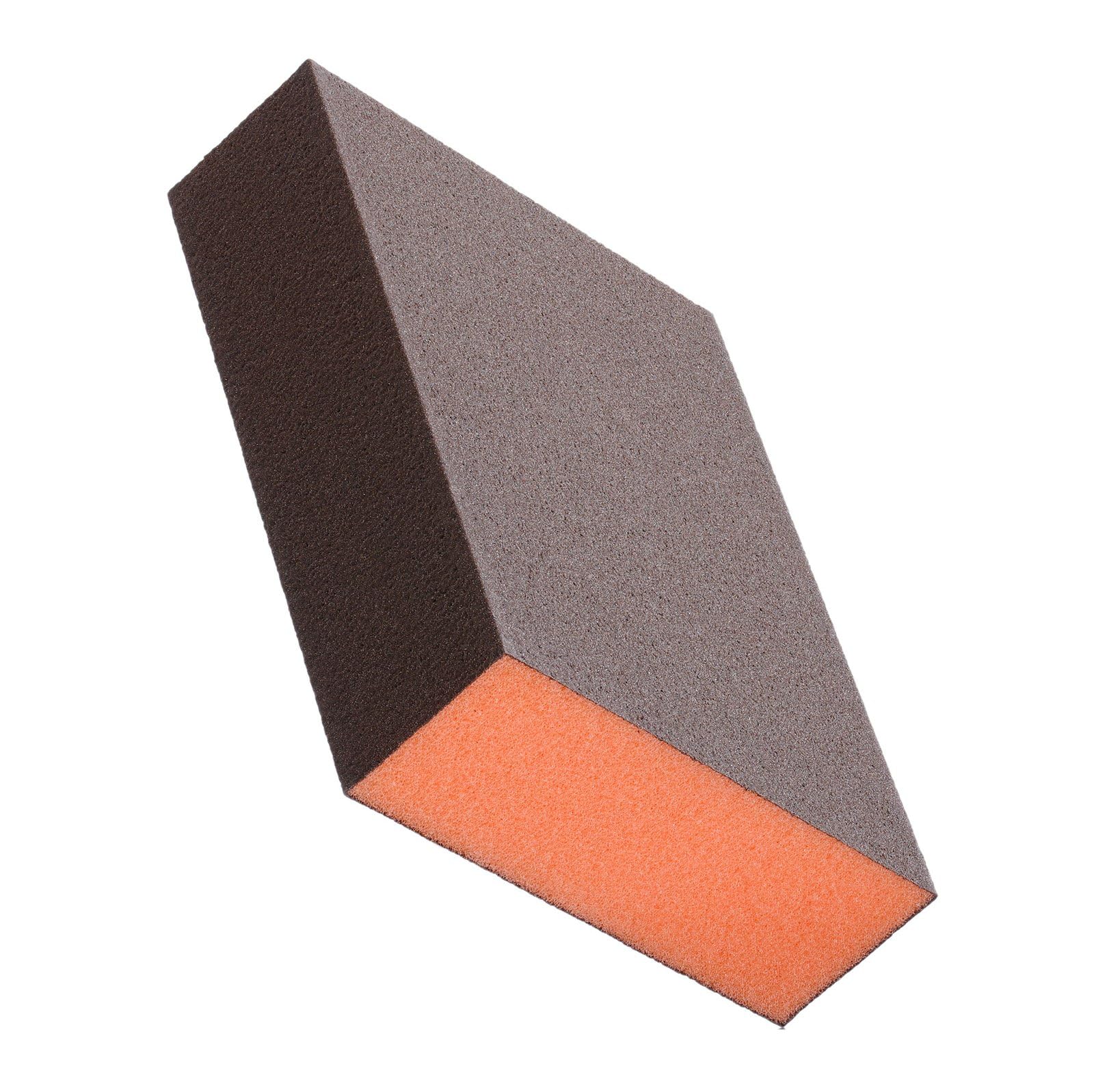 YoiYee Sponge Sanding Blocks 3-Pack (P100/P150/P220), Medium to Very Fine Grit for Wood Metal & Plastic