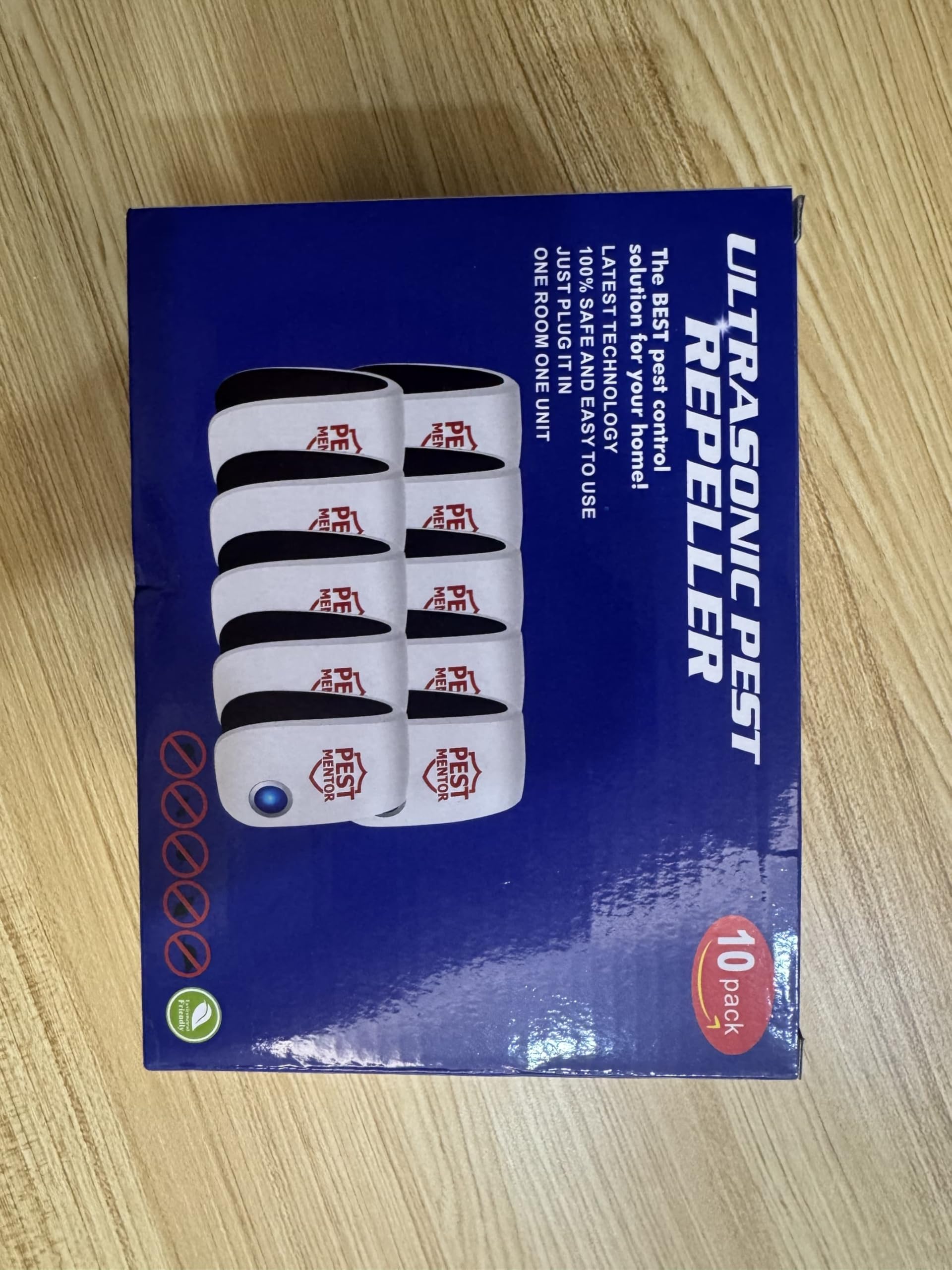 Repelente ultrasónico de plagas, paquete de 10, repelente de ratones, repelente de mosquitos para interiores, repelente electrónico para cucarachas, roedores, ratones, insectos, mosquitos, ratones