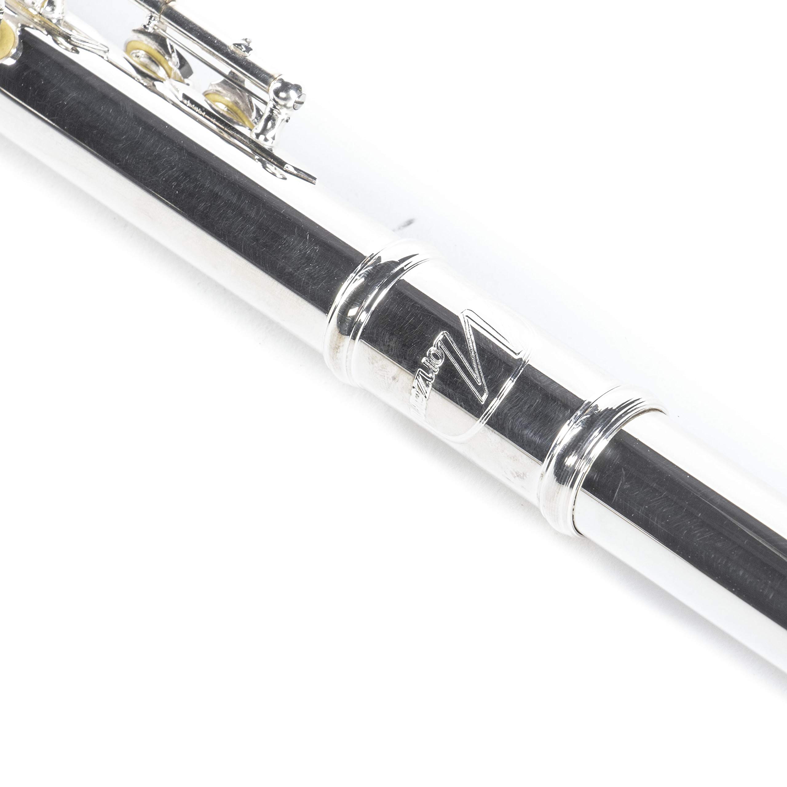 Monzani MZFL-370 Querflöte, Japanisches Neusilber, Geschlossene Klappen, E-Mechanik, C-Fuß, Stimmung C, Inklusive Etui, Ideal für Anfänger und Wiedereinsteiger, Warmer Klang, Italienische Polster und