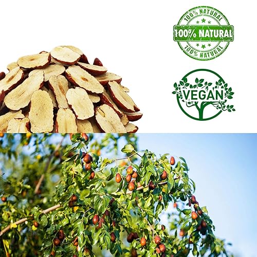 Miniatura 9 de DABC OAK LAND Dátiles secos, alta nutrición, altas vitaminas, dátiles rojos, aperitivos, frutas secas, azufaifo rojo dulce envasado en Estados Unidos