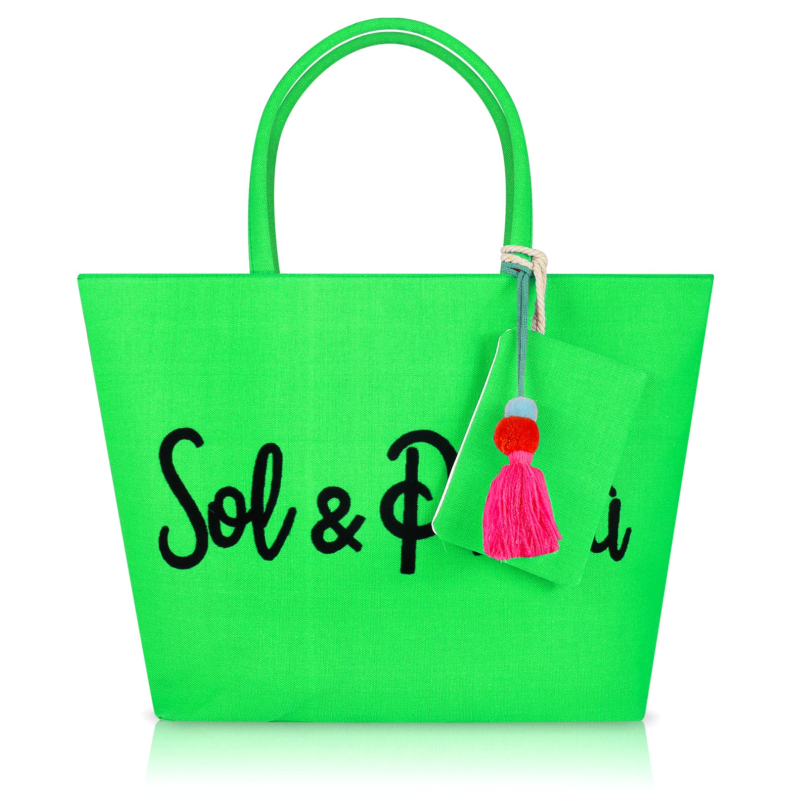 VictseBolso de Playa Grande, Mujer Bolsa de Hombro con Cremallera, Ligera Bolso Totalizador, Bolso de Bandolera, Grande Bolsa de Compras Niña Bolsa de Asas