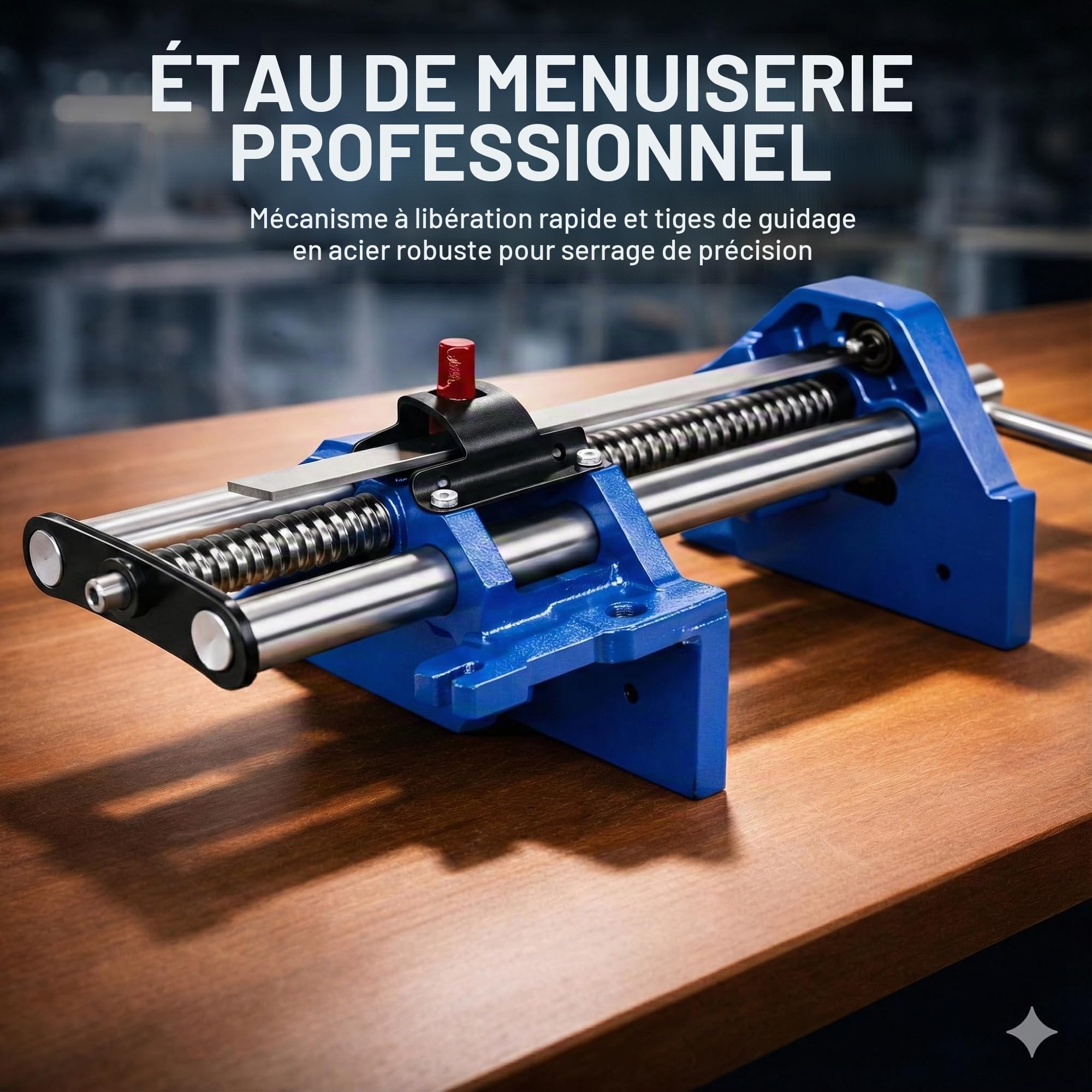 TOPWAY Étau à pince à bois robuste 9 "