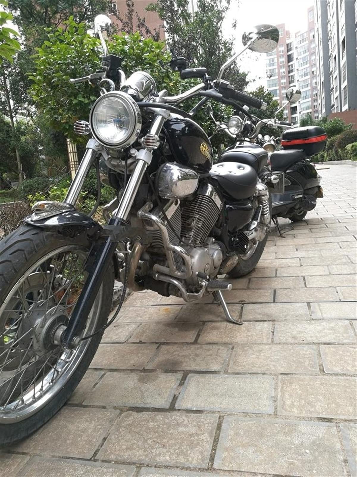 Barres Antichoc Moteur Pour Yamaha Virago 400 535 XV400 XV535