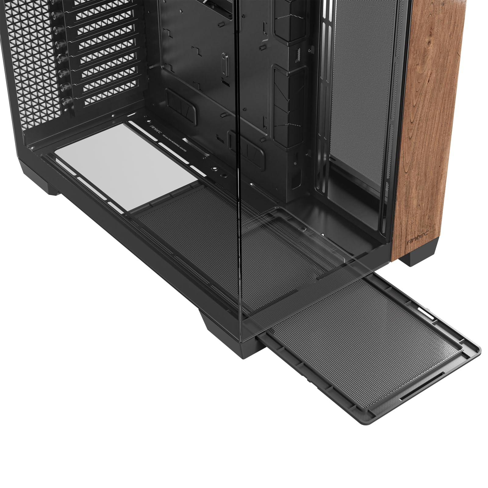 Antec C8 Midi-Tower, Tempered Glass - wood