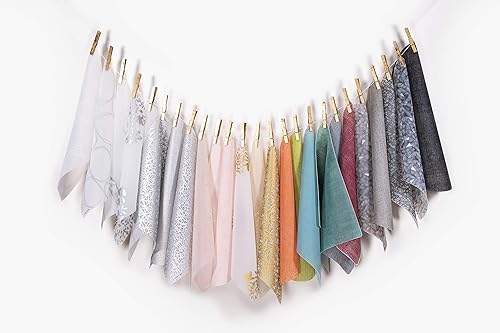 Miniatura 5 de modern-twist Mantel individual de silicona de 14 x 16, sin BPA, apto para lavavajillas, estampado de lino en arándano, paquete de 1 unidad