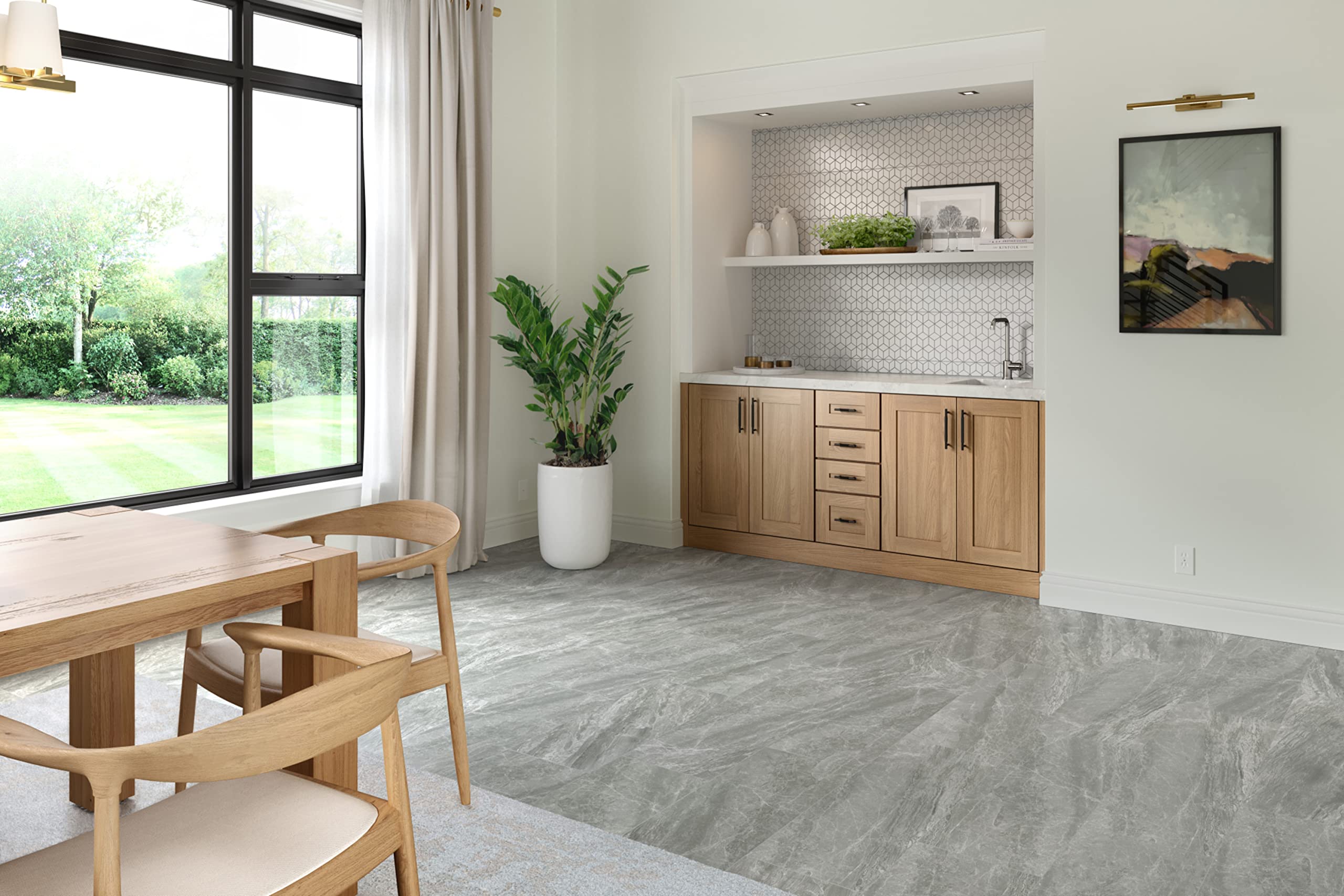 Amazon.co.jp: 幾何学模様 ブルー 9.84インチ x 9.84インチ マット磁器