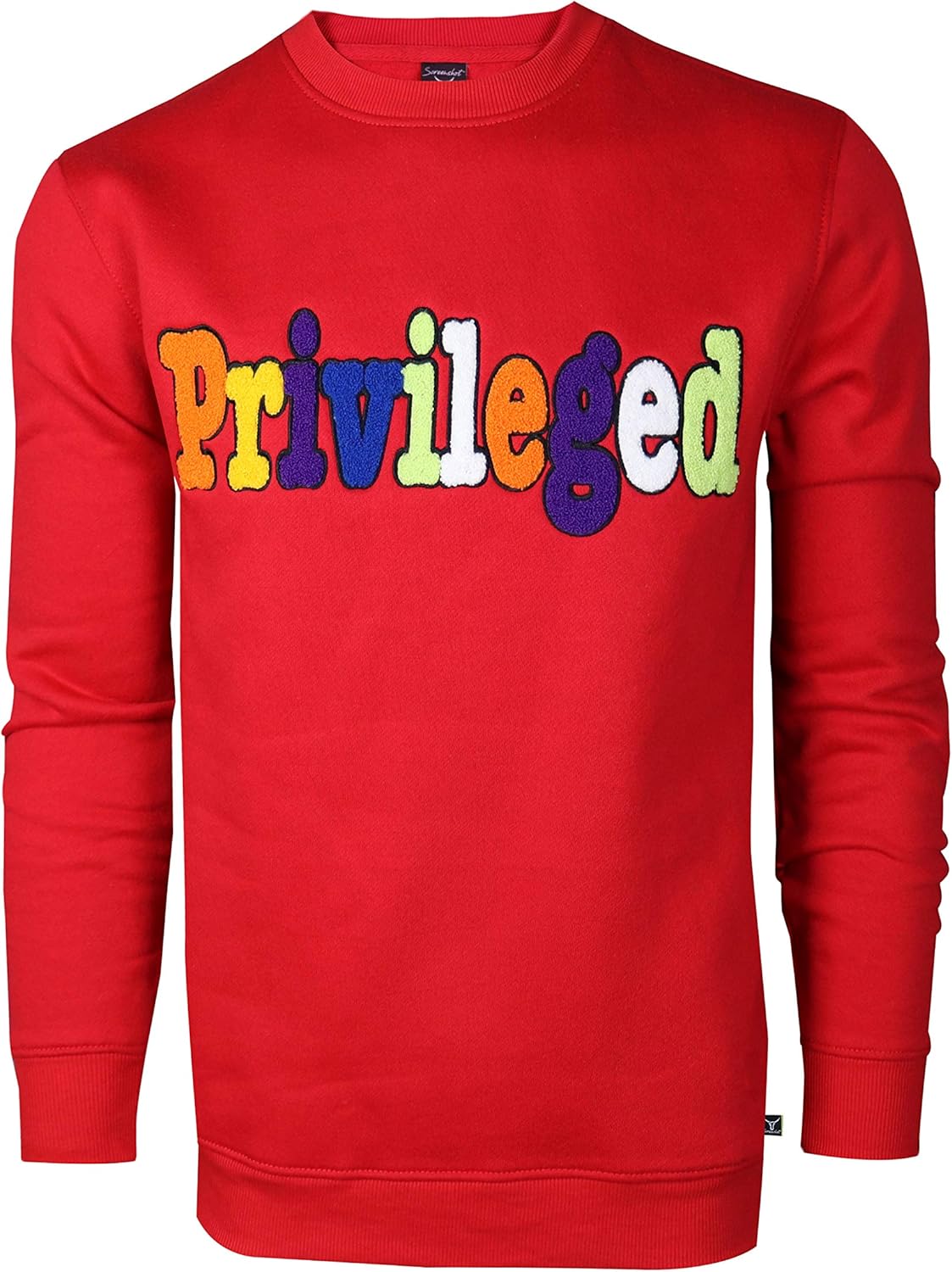 SCREENSHOT APPLIQUE F11966 Premium Fleece Streetwear Chenille EMB Crew Neck Sweatshirt - Classic Fit - Image 6