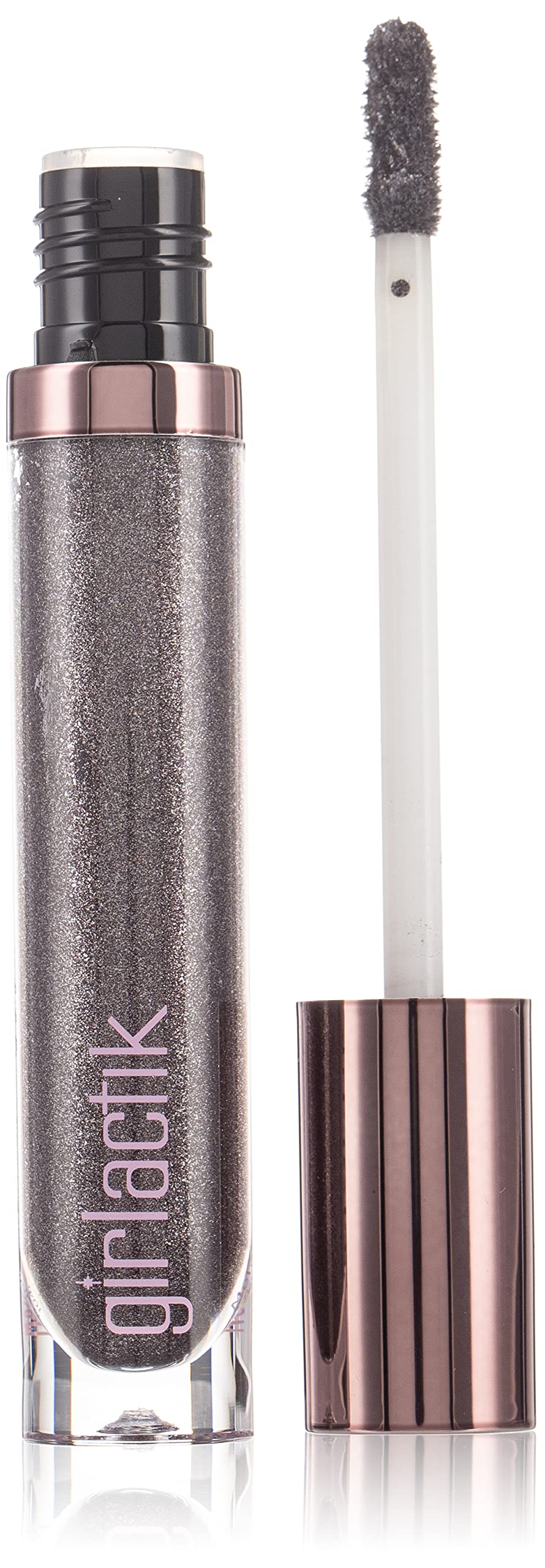 GirlactikUsa. Liquid Eyeshadow. Black Eye Shimmer In Cream Formula. Metallic Velvet Finish. -Met Sparkle, Drama
