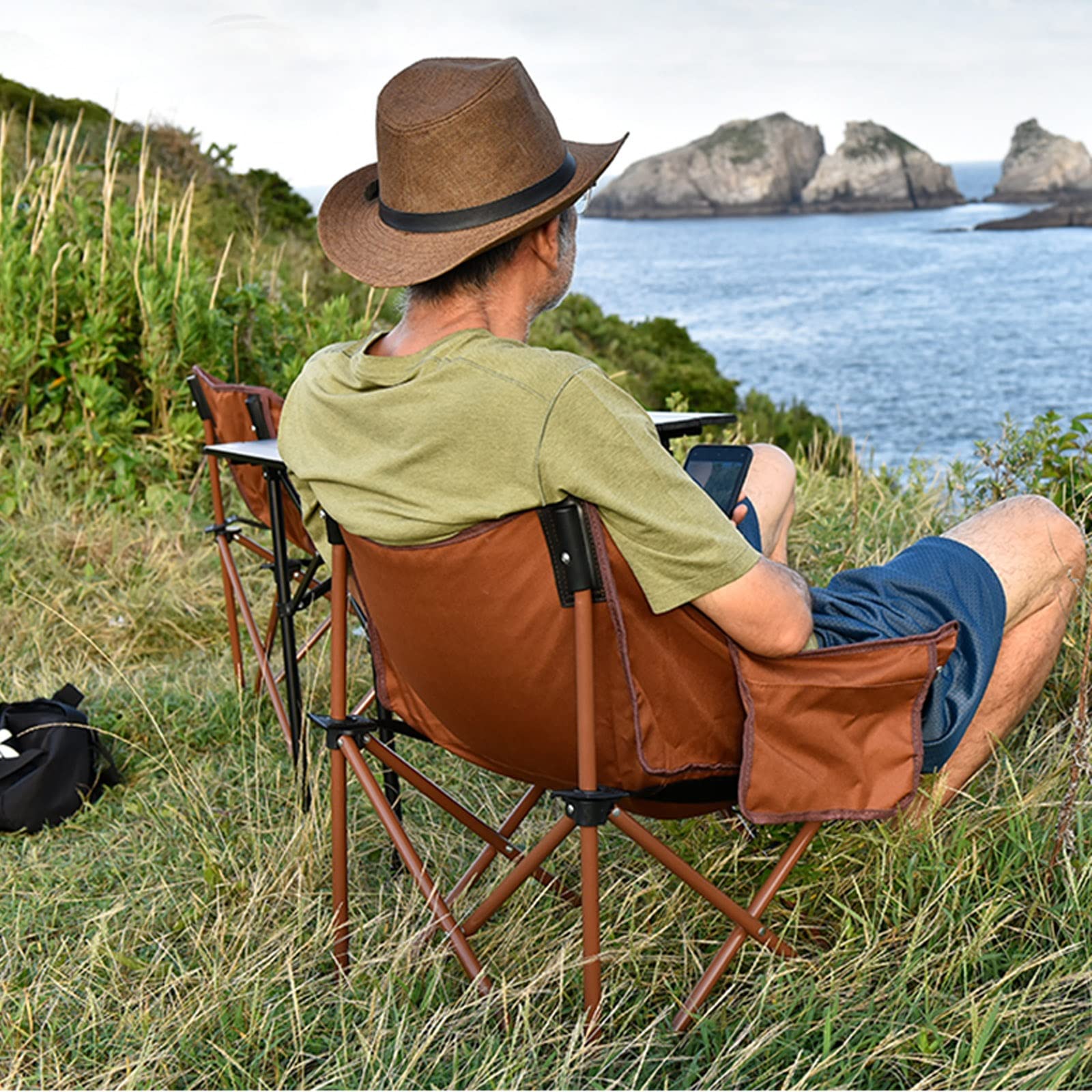 Amazon.com: Folding Camping Chair For Adults, Heavy Duty Outdoor