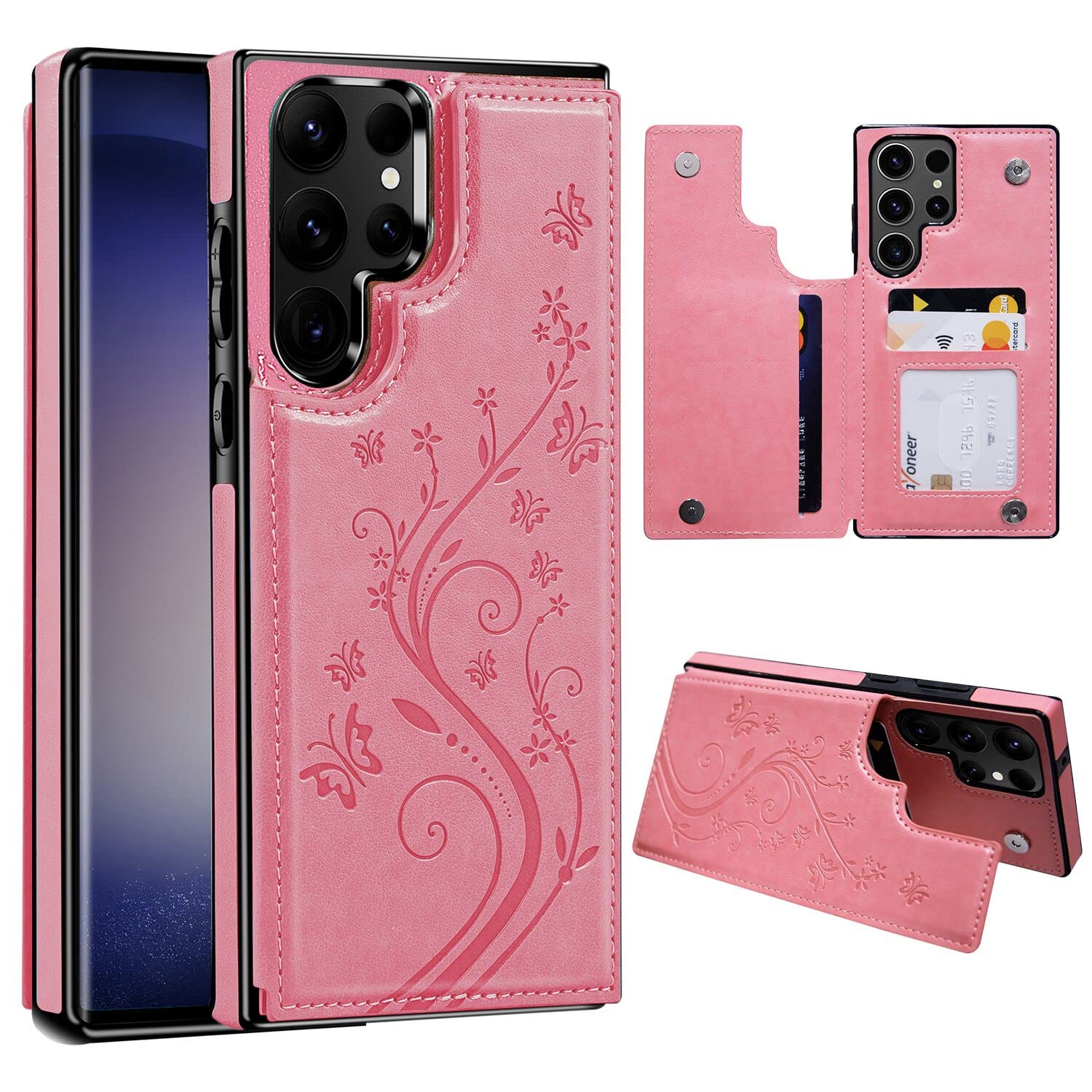 Amazon.com: Korecase Wallet Flip Case for Samsung Galaxy S24 Ultra