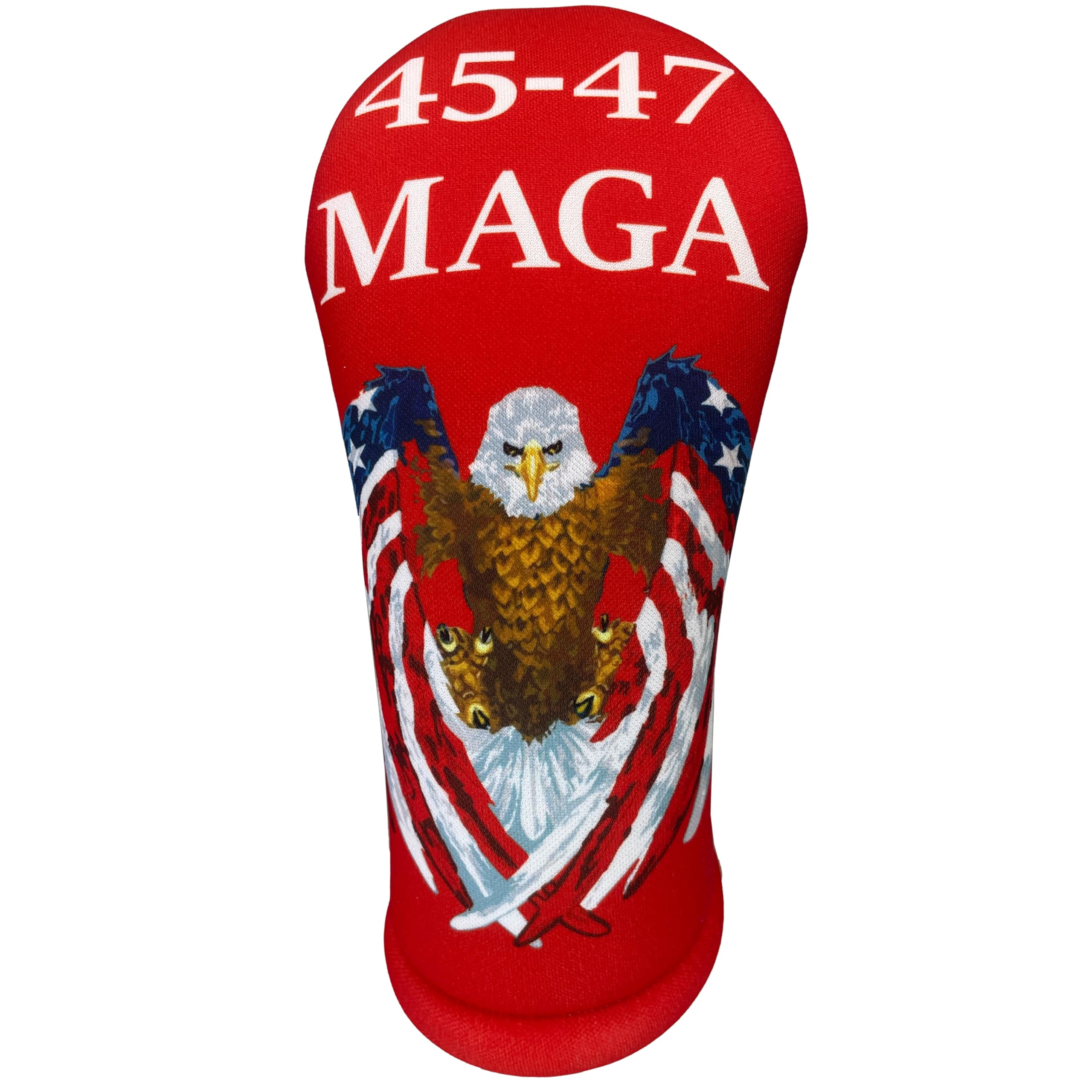 Patriotic American Eagle Trump 45/47 Driver Golf Club Head Cover – Premium Fit USA-Made (Driver Cover)