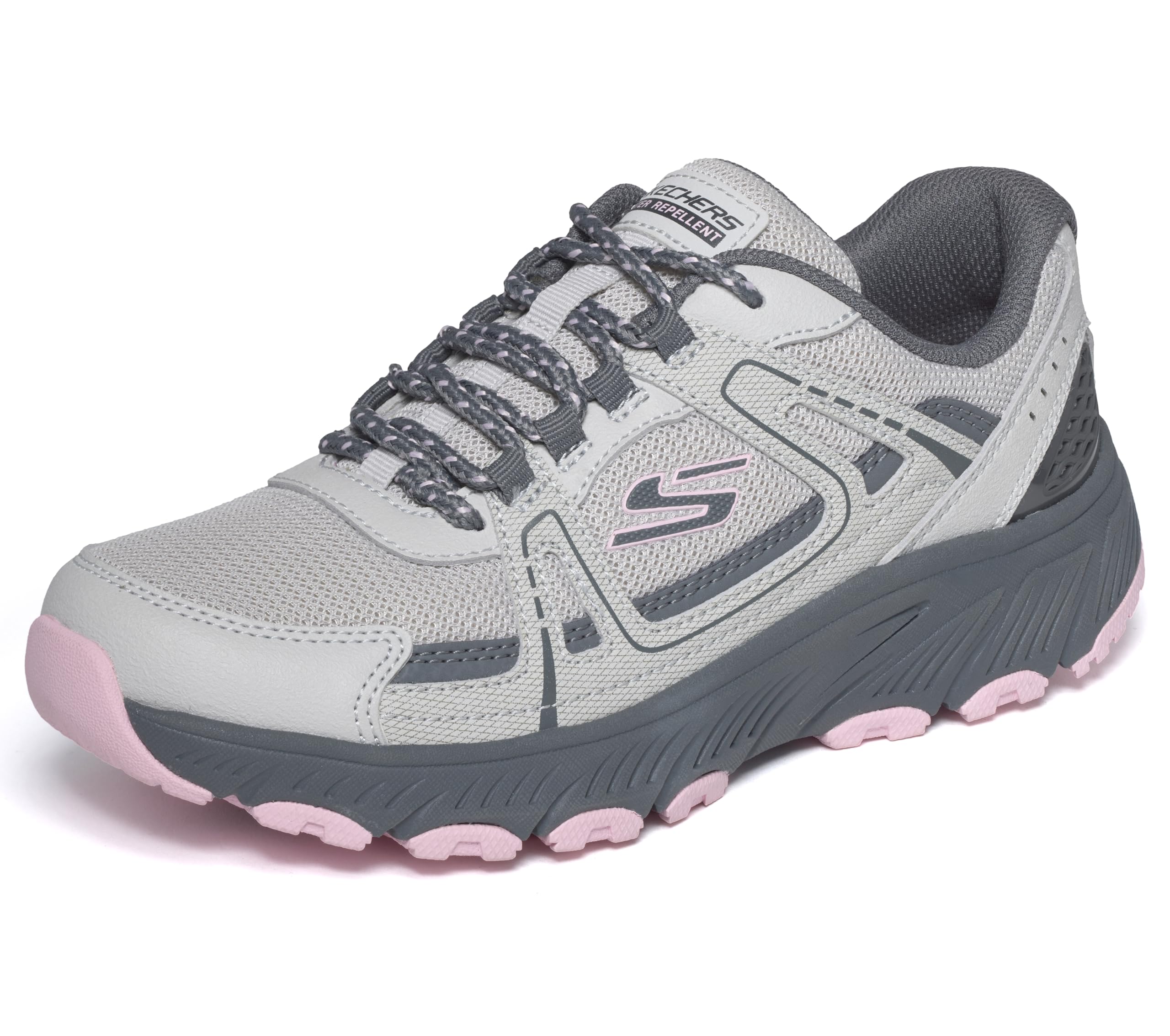 Skechers Women's Hillcrest 2.0 Sabbaday Falls Trainers, Gray, 5.5 UK