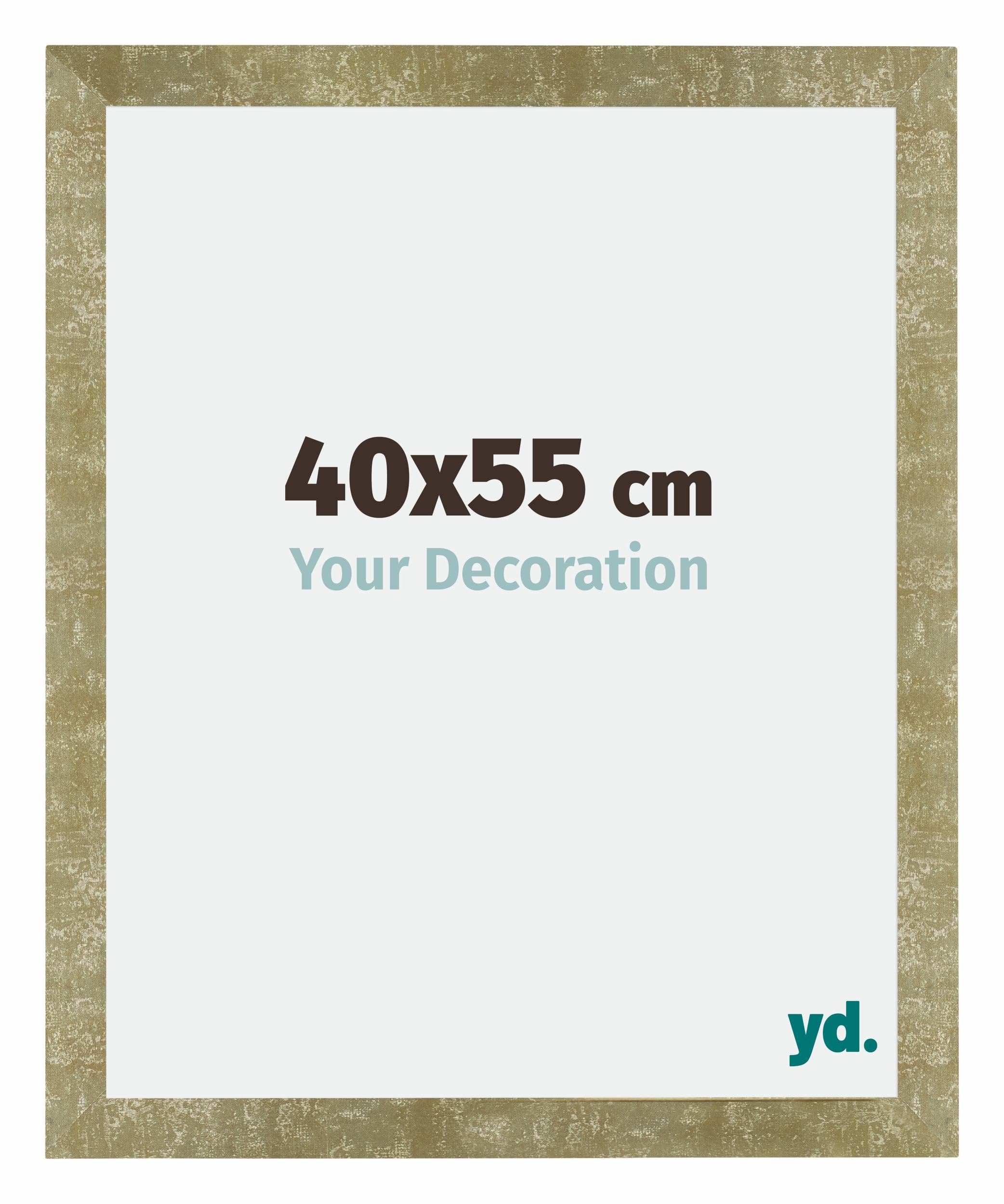 Your Decoration - Picture Frame 40x55 cm - Gold Antique - Decorative Wall Frame in MDF with Antireflection - Frame 40x55 - Mura โ image 1
