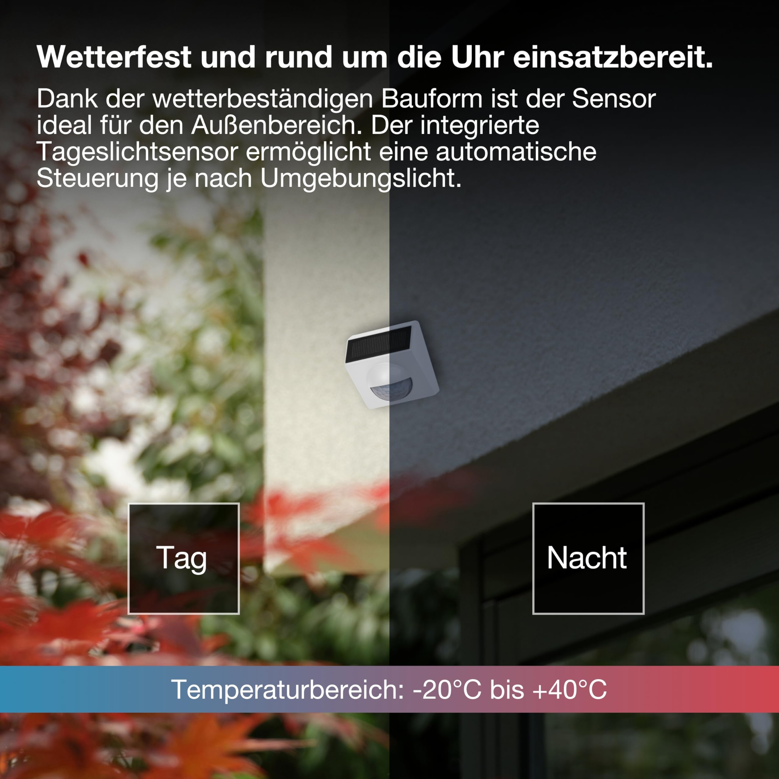LEDVANCE SMART+ WiFi Outdoor-Bewegungsmelder, IP65, Kunststoff, weiß, 4-Pack