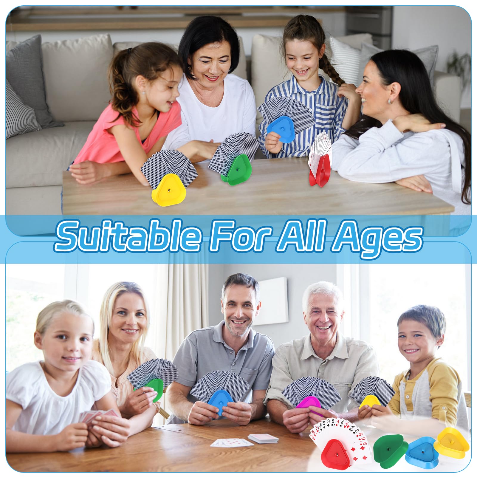 Portacarte In Plastica A Mani Libere Gioco Da Tavolo Per Giochi Di - Foto 9