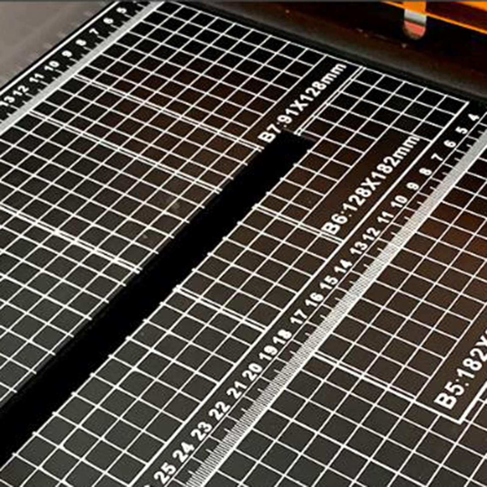 Taglierina per carta resistente, spessore di taglio 40 mm con griglia, per cartoncino, carte, pelle, ufficio, casa scuola