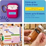 Brother P-Touch PT-N25BT Personal Connected Label Maker Machine with Btag Tape, Portable Bluetooth Label Printer, Easy to Use, Multiple Font Styles, User-Friendly for Organizing, Office and Home