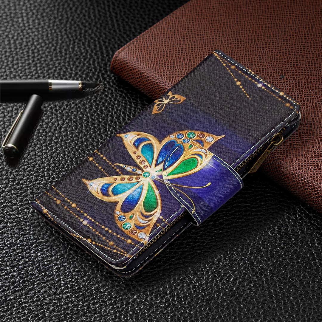 OKZone Cover per Huawei P Smart Plus/Nova 3i, Custodia Flip Pelle Portafoglio Magnetica Libro [Slot Schede], Silicone TPU Bumper Wallet Supporto