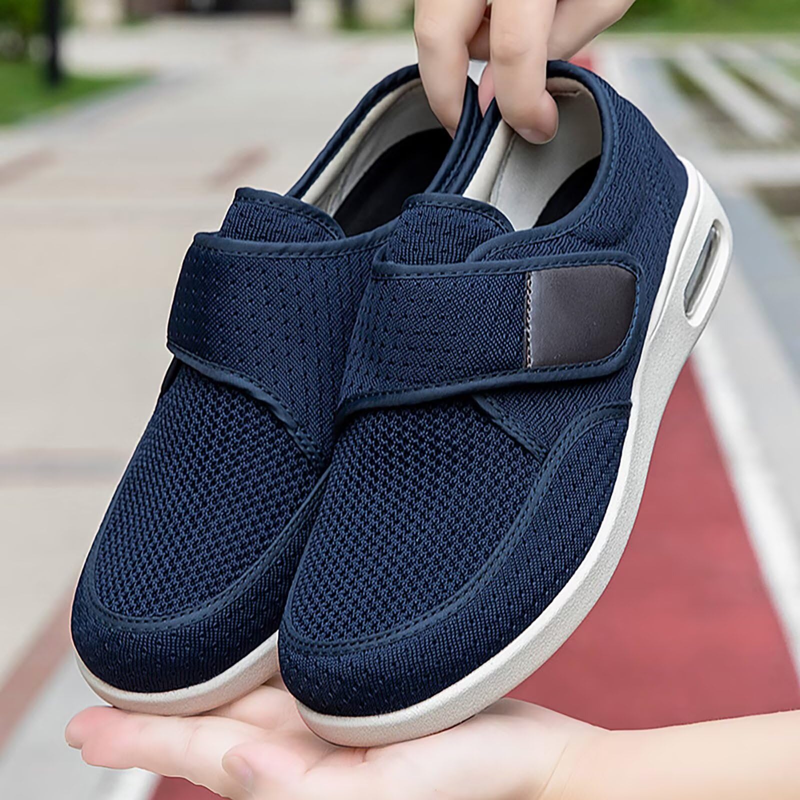 Scarpe Diabetici Uomo Donna Larghe Ortopedica Ciabatte Regolabili Sneaker
