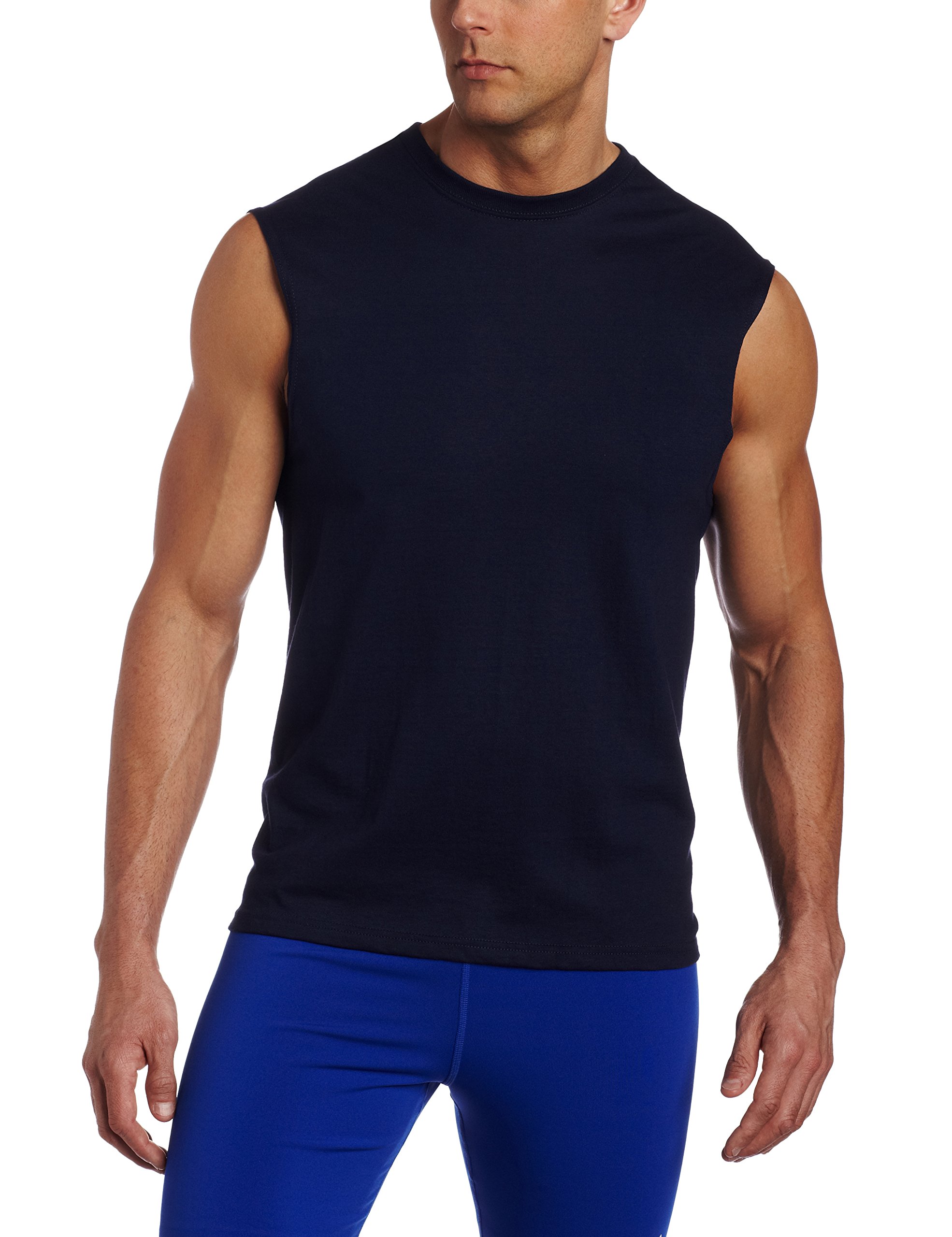 Russell Athletic Men's Cotton Performance Sleeveless Muscle T Shirts