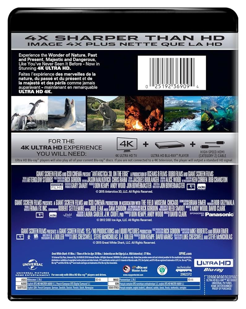 その他 Nature: Extraordinary Animals: Bears &amp; Wolves [Blu-ray] Nature: Extraordinary Animals - Bears and Wolves (Blu-ray