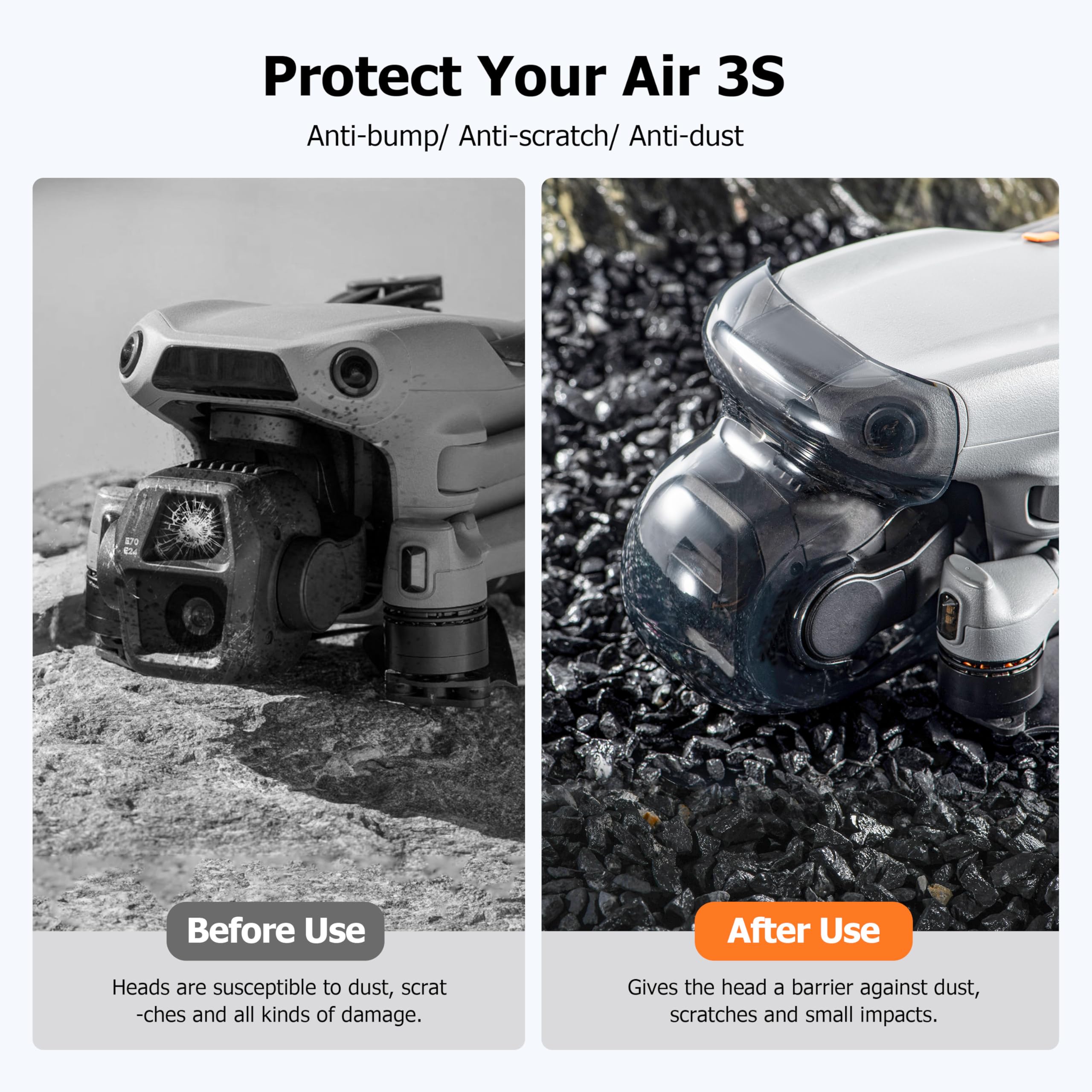 Gimbal Protector Camera Lens Cap Dustproof Cover For DJI Air 3 Drone Accessories Gimbal Protector Camera Lens Cap Dustproof Cover For DJI Air 3 Drone Accessories