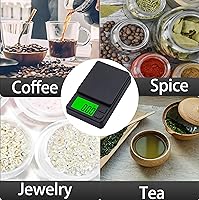 Vista 3 de Báscula digital de bolsillo de 35.27 oz x 0.00 oz, báscula de gramos, báscula digital de gramos, báscula de alimentos, báscula de joyería, báscula